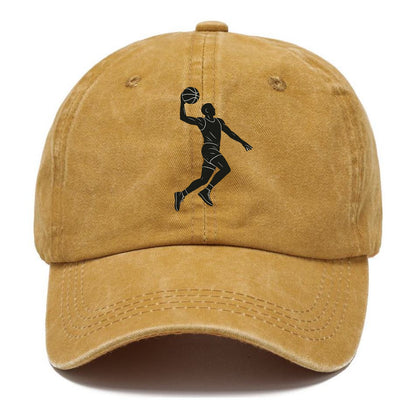 Basketball player dunking silhouette - Classic Cap - Golden Harvest(Yellow)