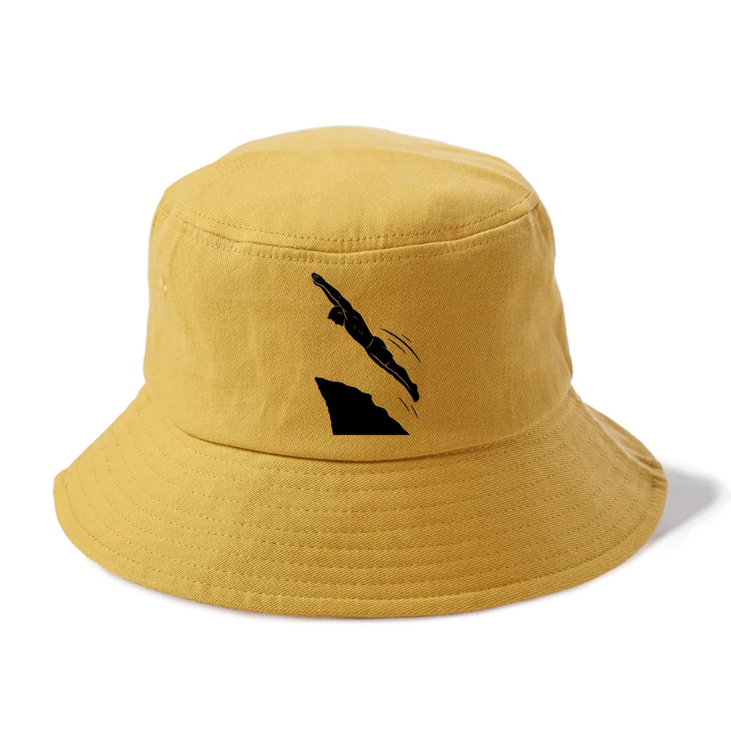 Cliff diver perfect form - Bucket Hat - Golden Harvest(Yellow)