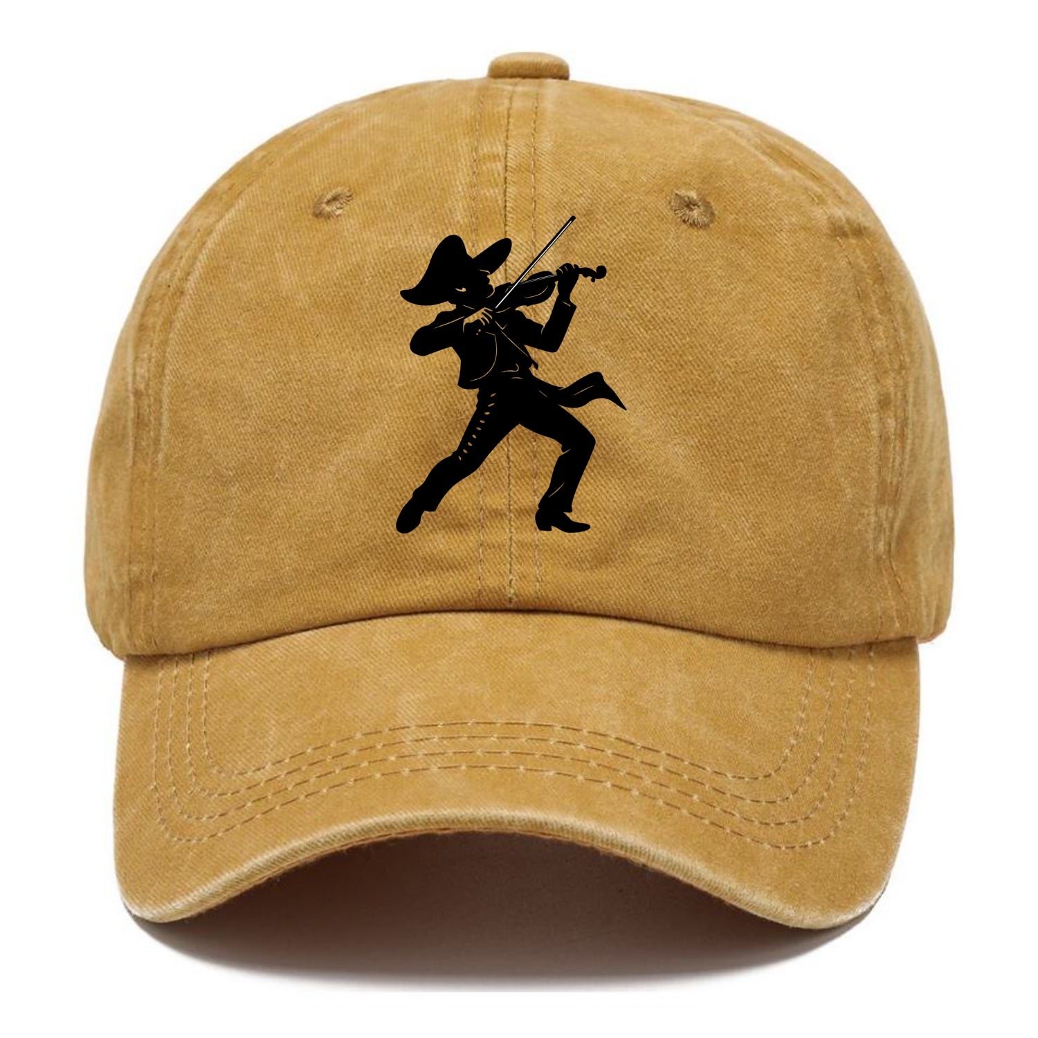 Mariachi violinist passionate performance - Classic Cap - Golden Harvest(Yellow)