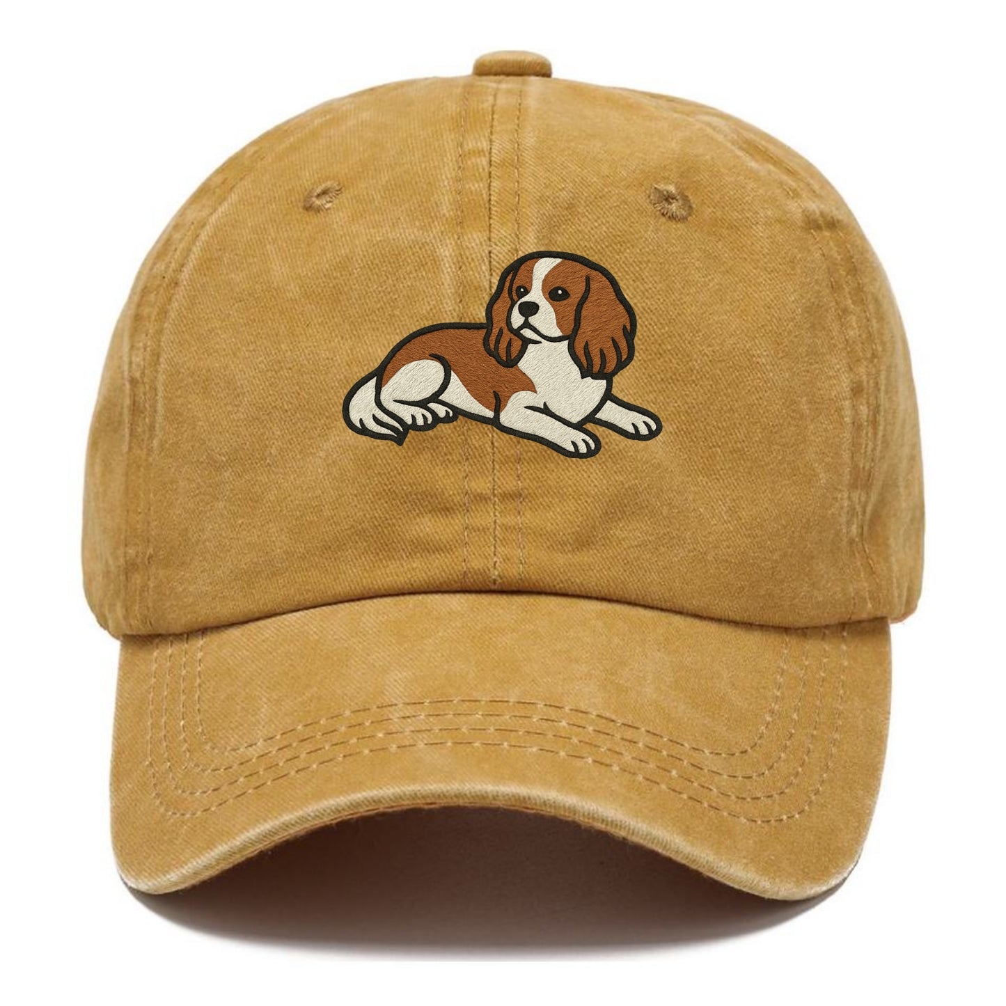 Cavalier King Charles Spaniel - Blenheim Classic Cap - Golden Harvest(Yellow)