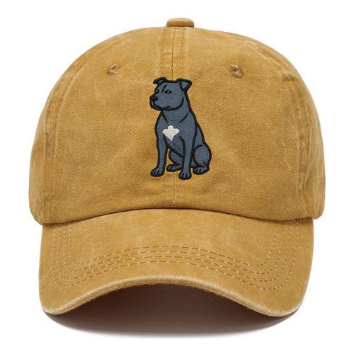 American Staffordshire Terrier - Blue embroidered design - Classic Cap