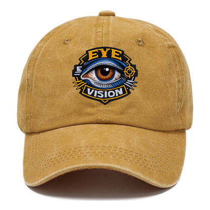 EYE VISION - anatomical eye in blue and brown , optometry - Classic Cap - Golden Harvest(Yellow)