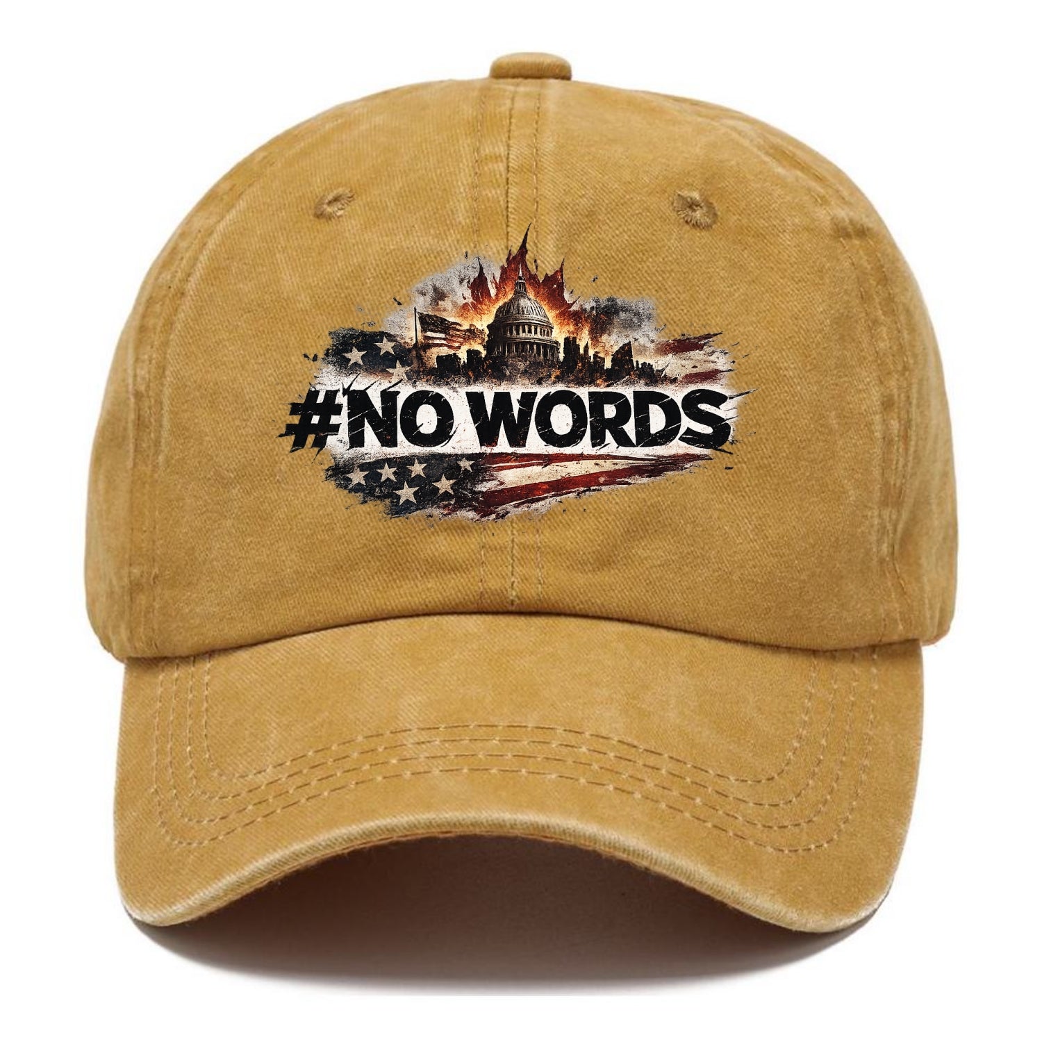 No Words! - Classic Cap - Golden Harvest(Yellow)
