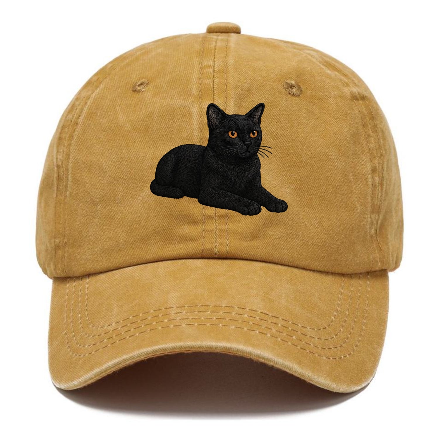 Bombay  relaxed lying down with head up Classic Cap - Golden Harvest(Yellow)