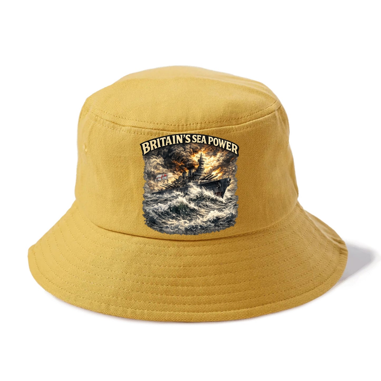 Britain's Sea Power - Bucket Hat - Golden Harvest(Yellow)