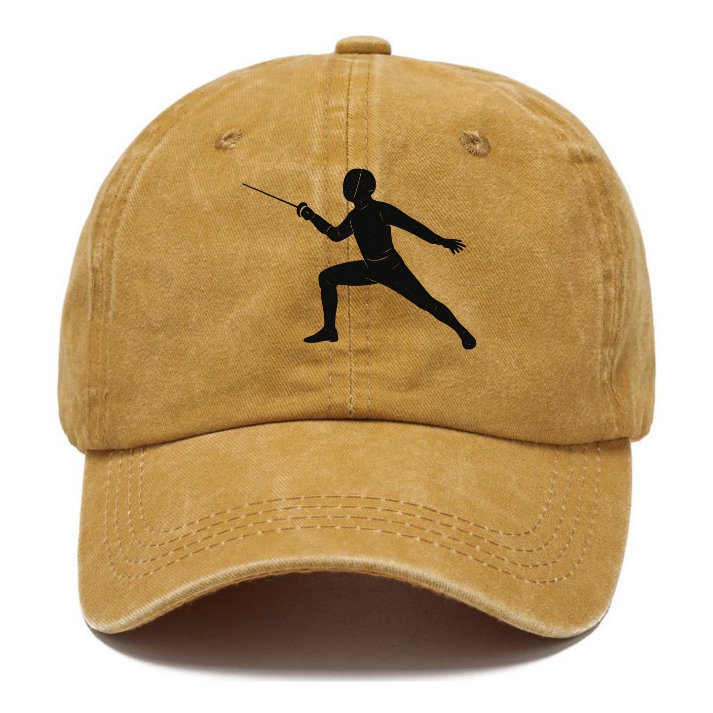 Fencer in lunge position - Classic Cap - Golden Harvest(Yellow)