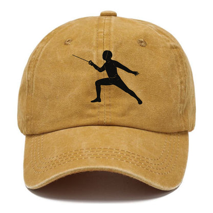 Fencer in lunge position - Classic Cap - Golden Harvest(Yellow)