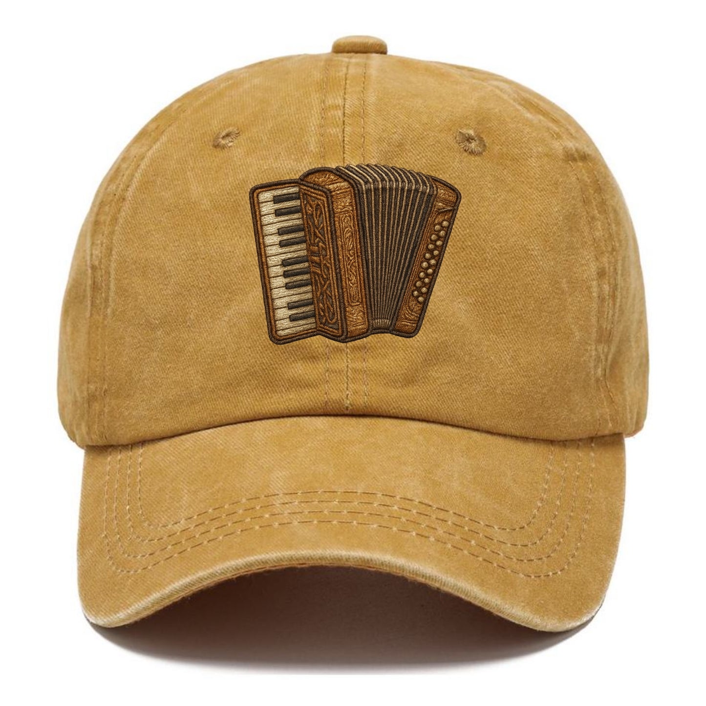 Accordion  - Classic Cap - Golden Harvest(Yellow)