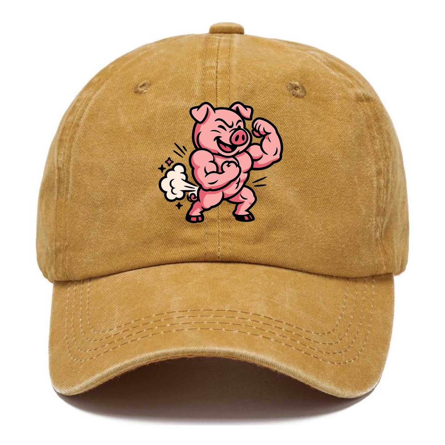 Strong Pig - Classic Cap - Golden Harvest(Yellow)