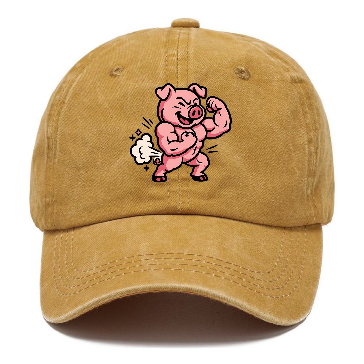 Strong Pig - Classic Cap - Golden Harvest(Yellow)