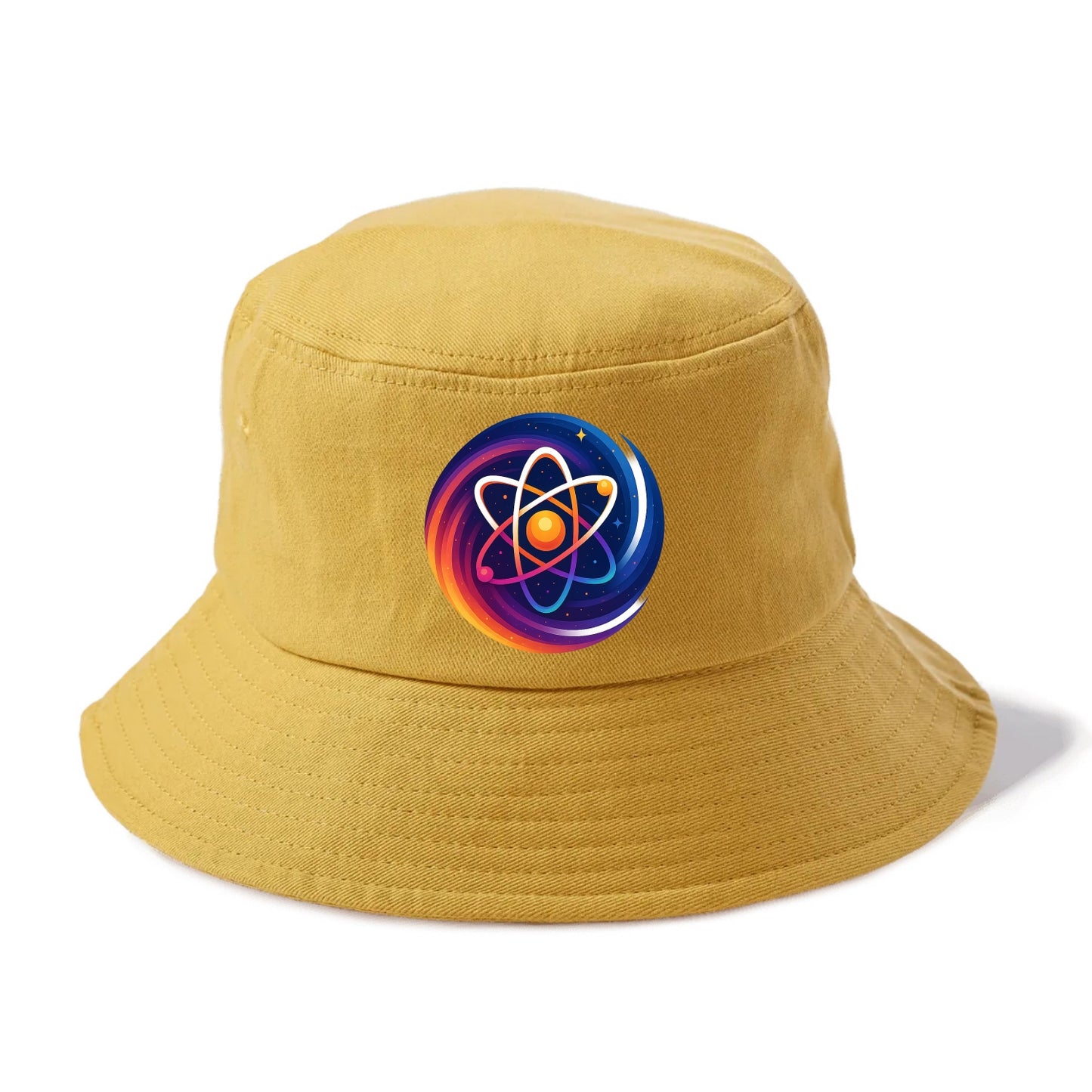 Micro Macro - Atom structure expanding i - Bucket Hat - Golden Harvest(Yellow)