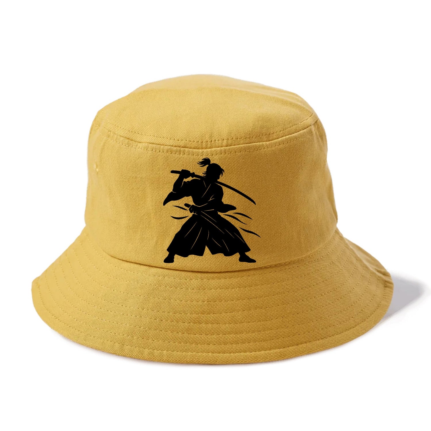 Japanese samurai sword draw - Bucket Hat - Golden Harvest(Yellow)