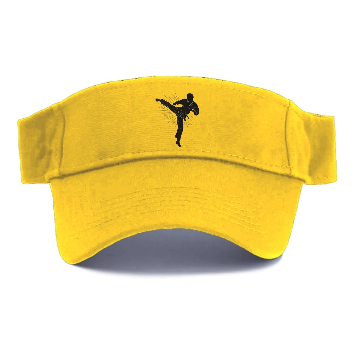 Taekwondo athlete spinning heel kick - Visor - Golden Harvest(Yellow)