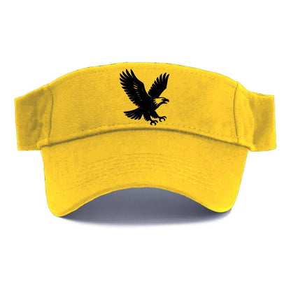 Eagle in flight - liberty and independence ink brushstrokes - Visor - Golden Harvest(Yellow)
