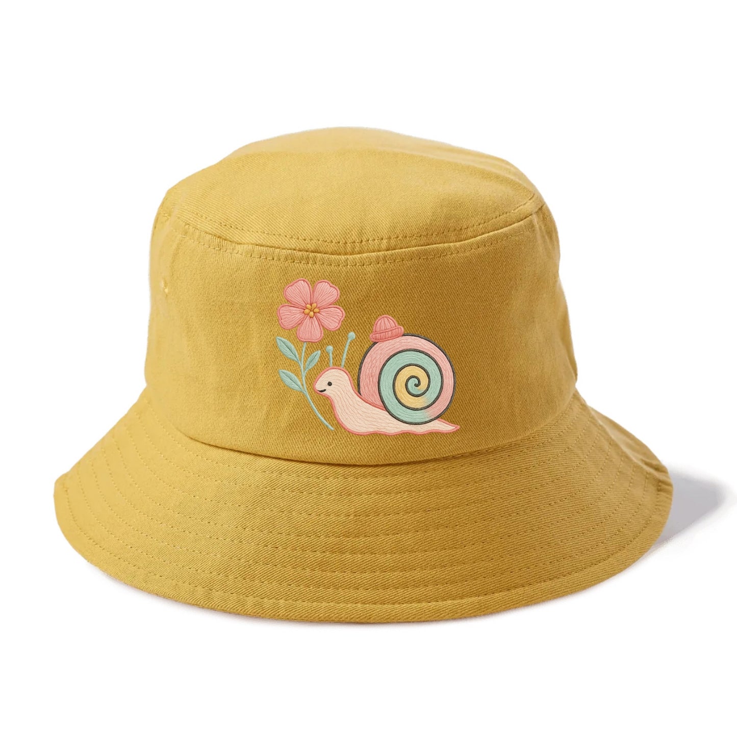 Coral Snail - Bucket Hat - Golden Harvest(Yellow)