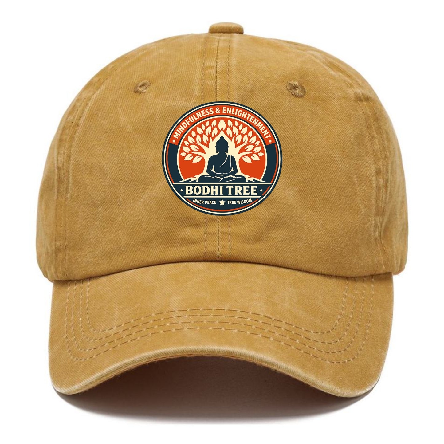 Zen Harmony Emblem - Classic Cap - Golden Harvest(Yellow)