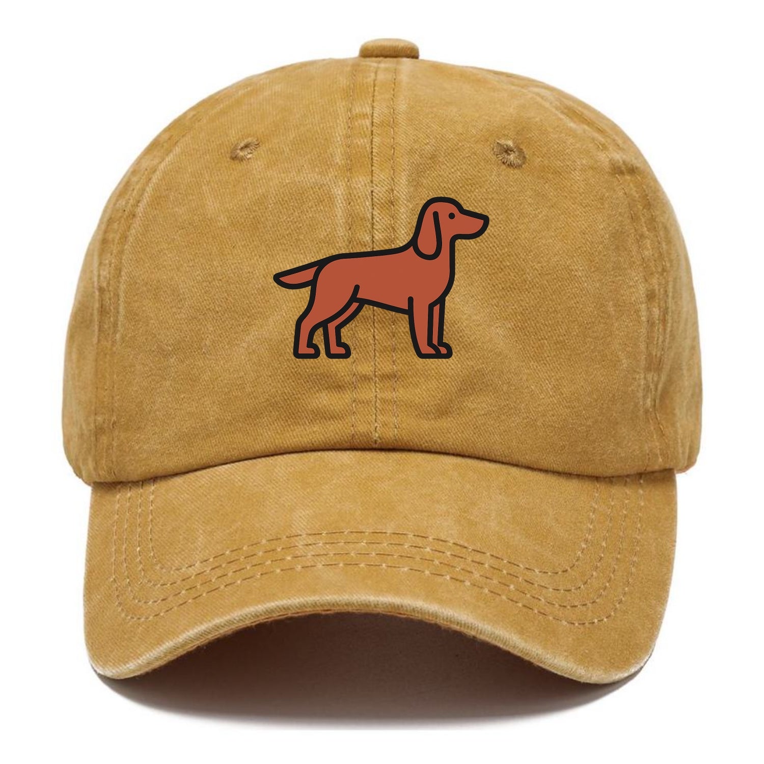 Irish Setter - Red/chestnut flat side profile - Classic Cap - Golden Harvest(Yellow)