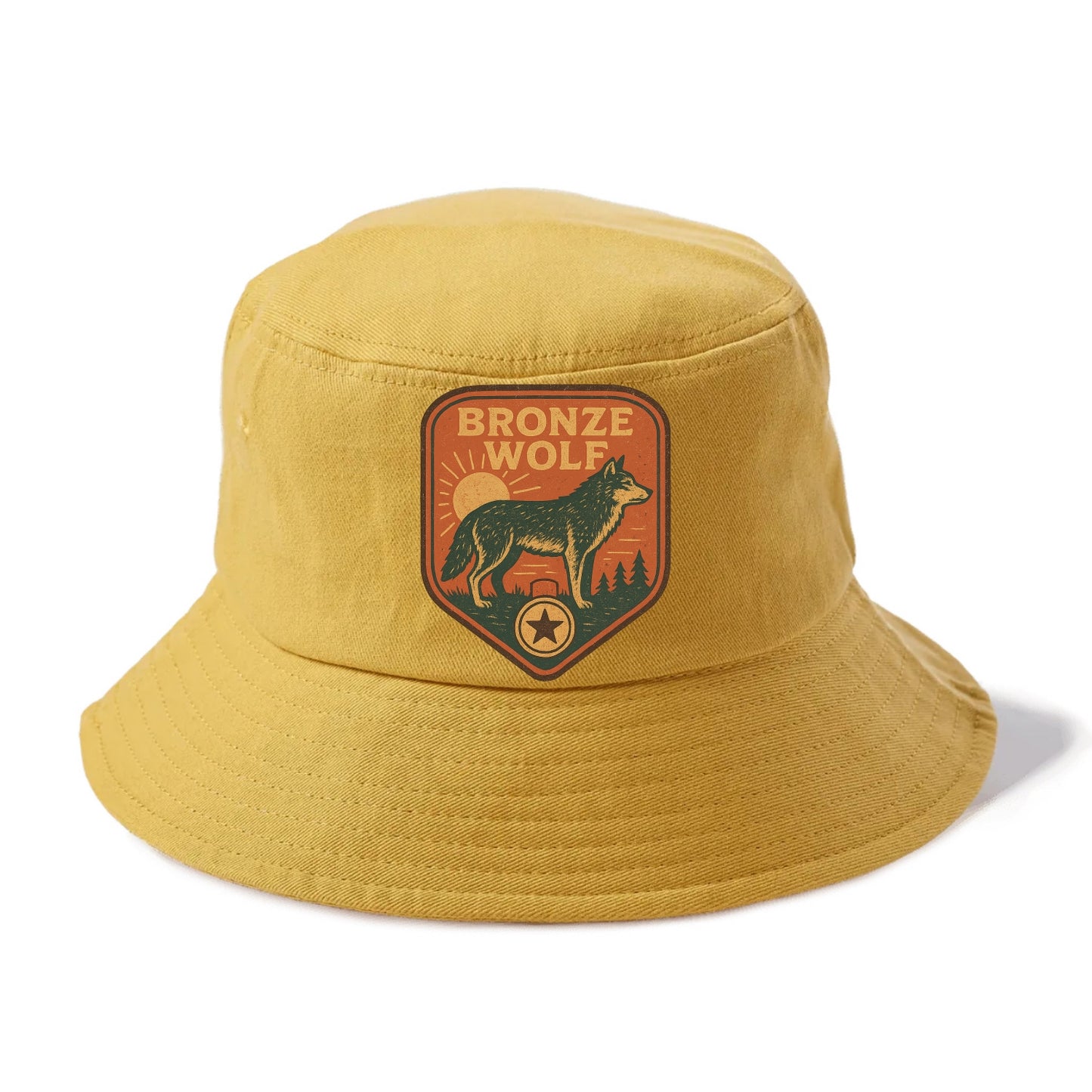 Bronze Wolf Medal  - Bucket Hat - Golden Harvest(Yellow)