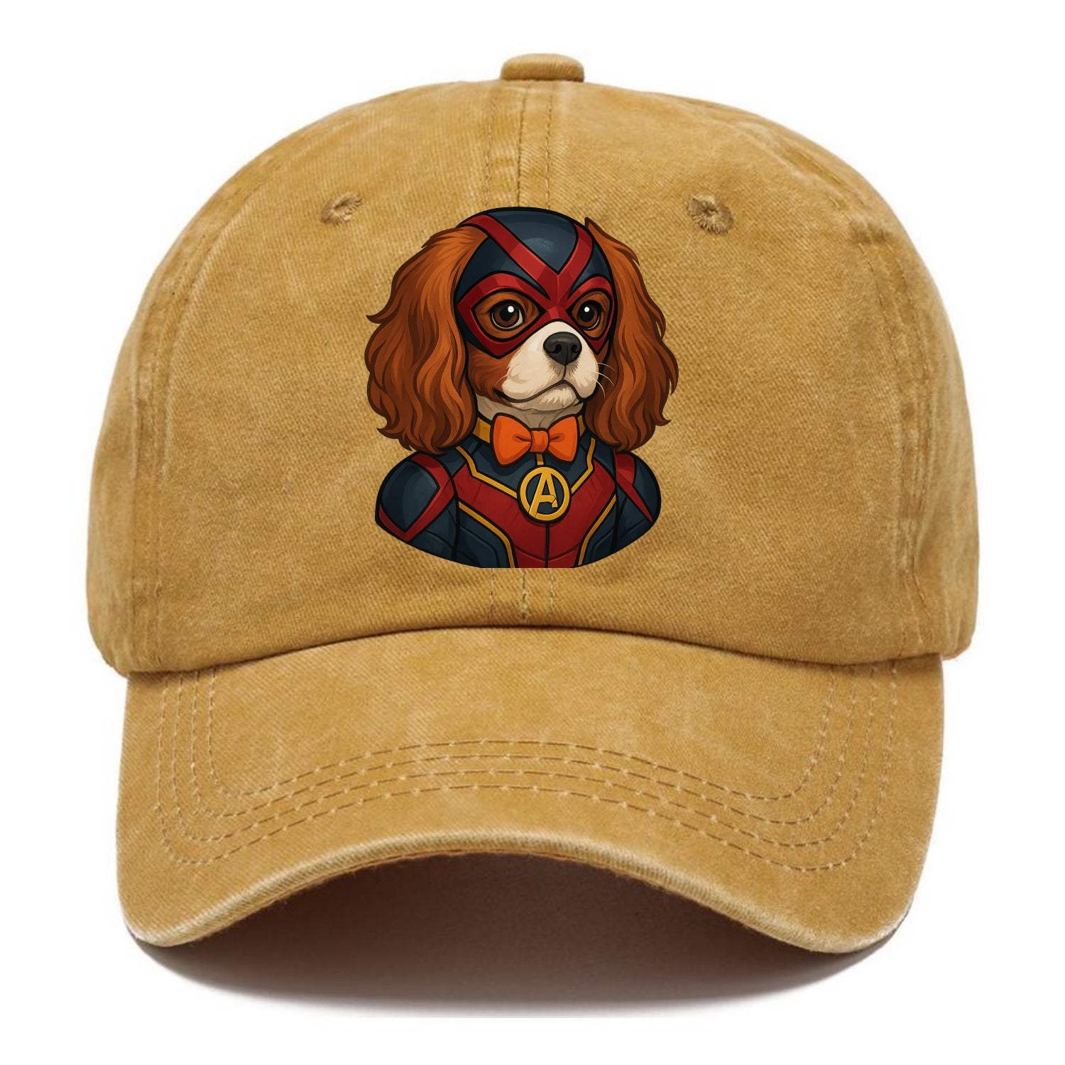 Cavalier King Charles Friendly Hero  - Classic Cap - Golden Harvest(Yellow)