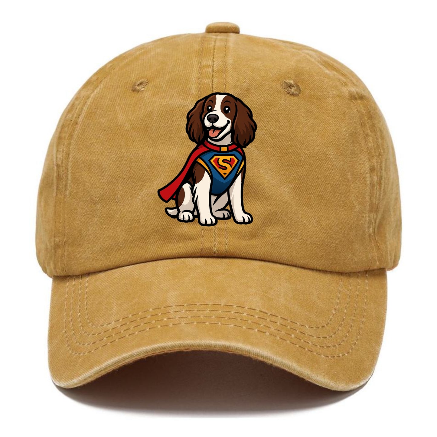 Springer Spaniel Friendly Hero  - Classic Cap - Golden Harvest(Yellow)