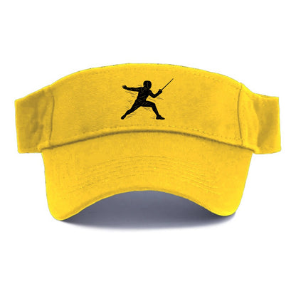 Fencer lunging attack position - Visor - Golden Harvest(Yellow)