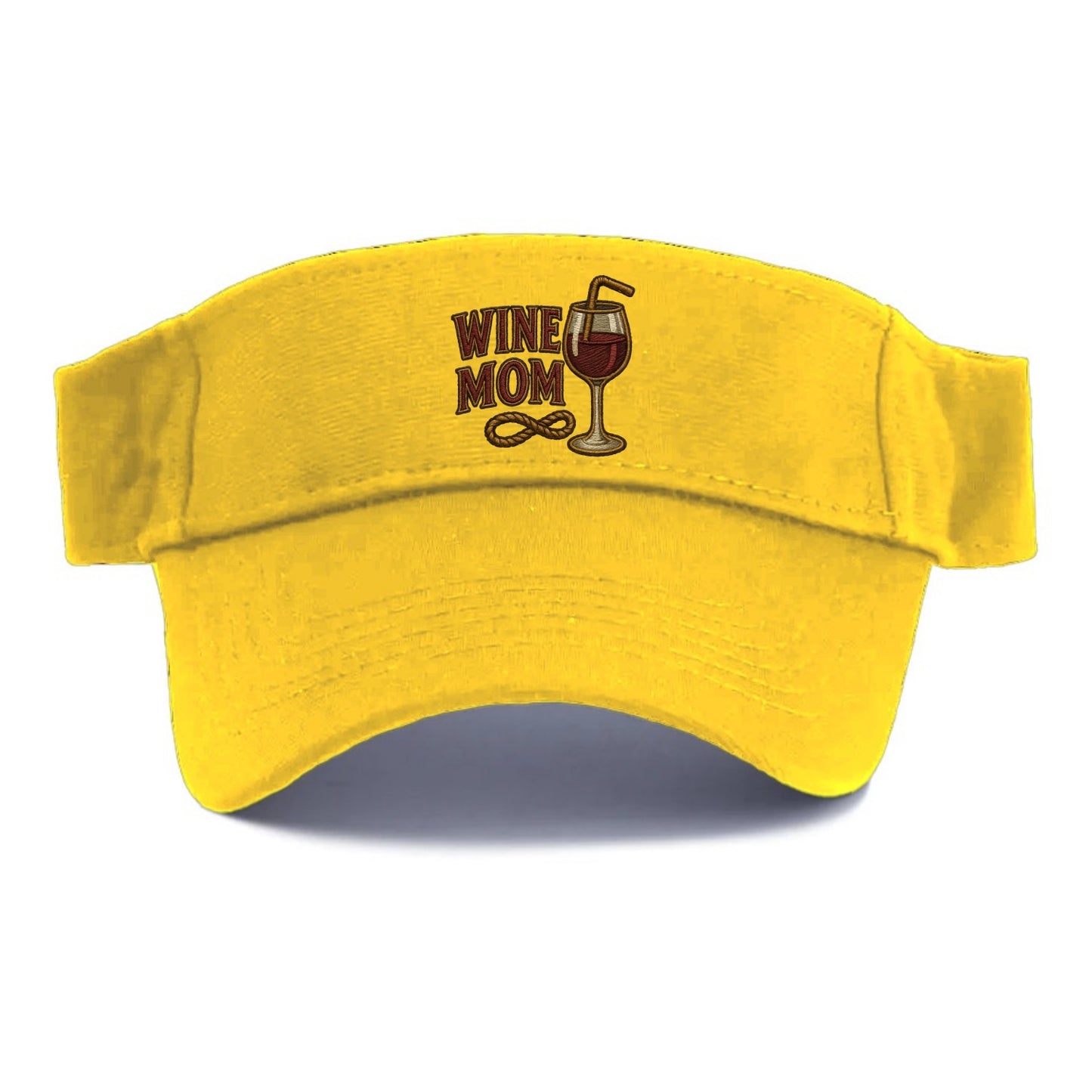 Wine Mom  - Visor - Golden Harvest(Yellow)
