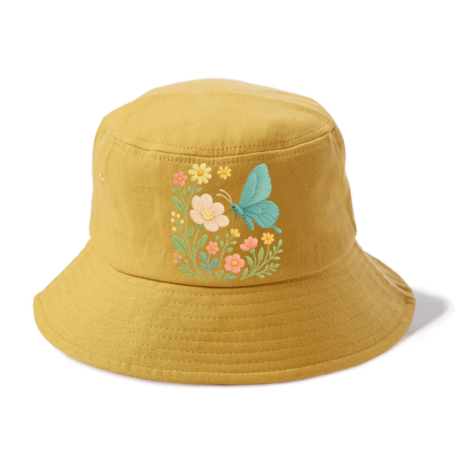 Mint Night Butterfly - Bucket Hat - Golden Harvest(Yellow)