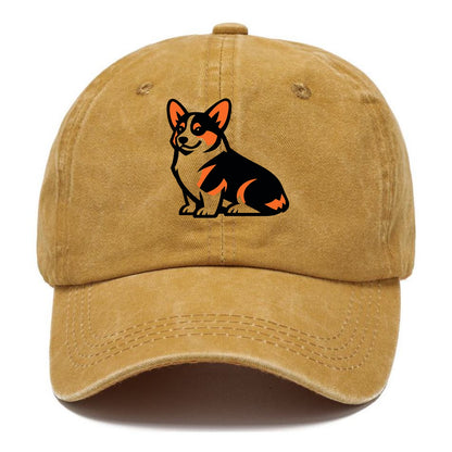 Tricolor Corgi Charm - Classic Cap - Golden Harvest(Yellow)