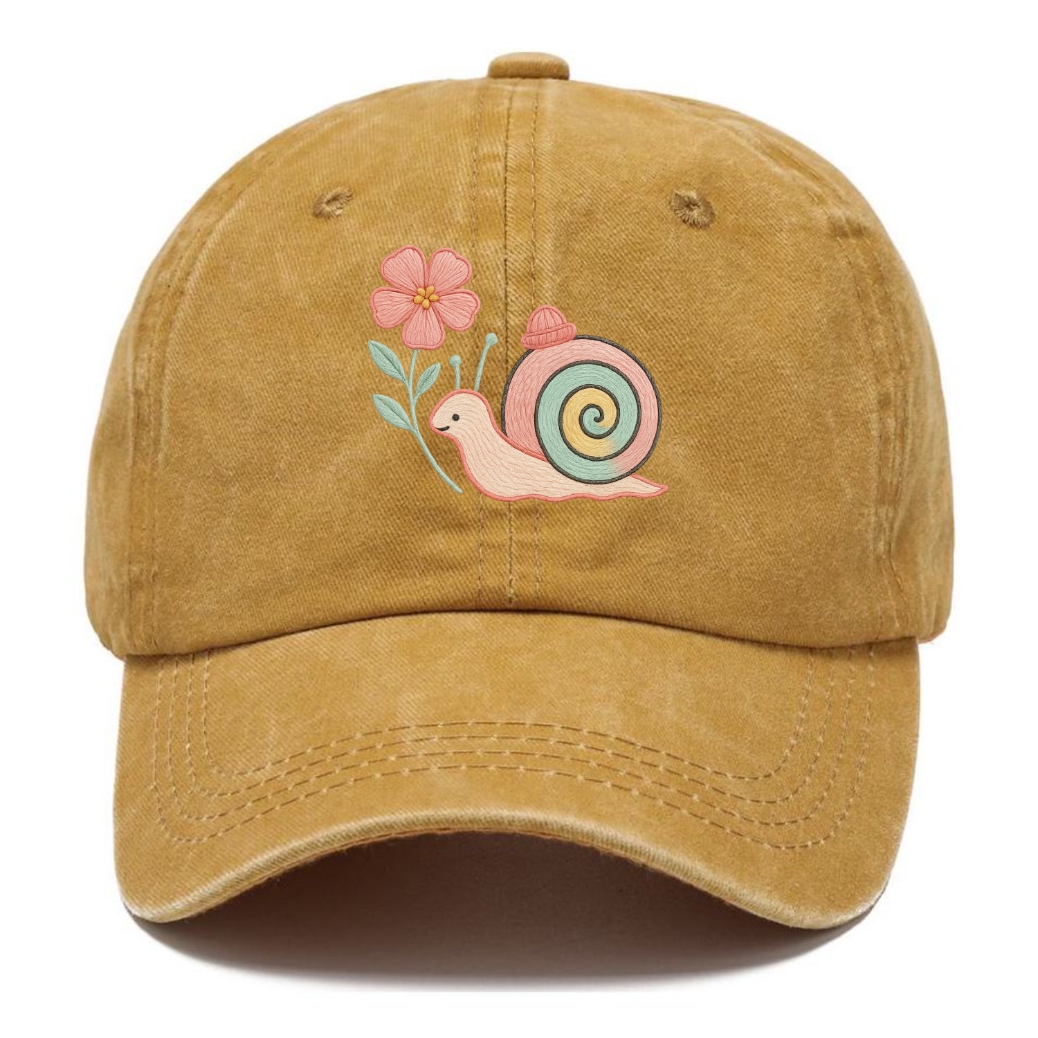 Coral Snail - Classic Cap - Golden Harvest(Yellow)