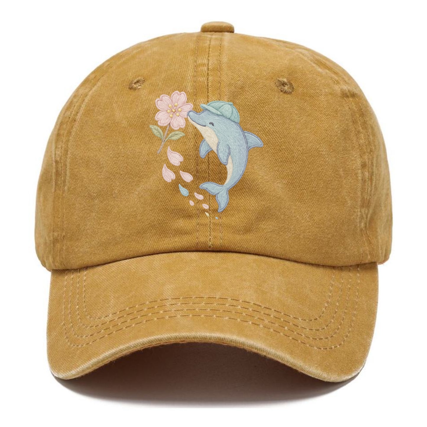 Dolphin Sakura Leap  - Classic Cap - Golden Harvest(Yellow)
