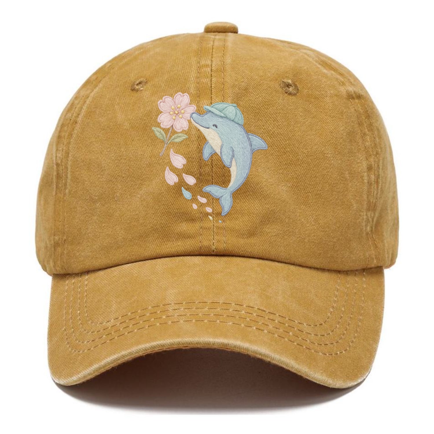 Dolphin Sakura Leap  - Classic Cap - Golden Harvest(Yellow)