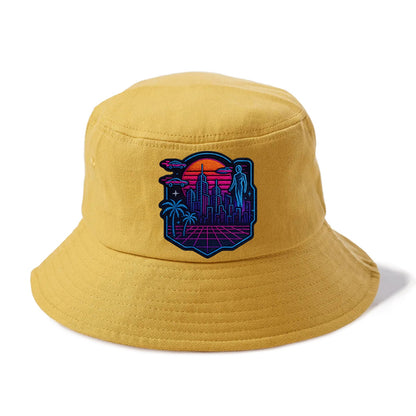 Cyberpunk City - Bucket Hat - Golden Harvest(Yellow)