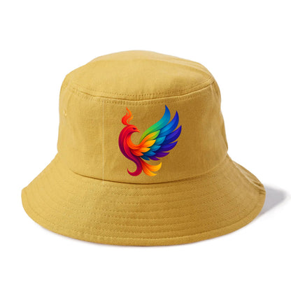 Liberation Bird - Phoenix with each feat - Bucket Hat - Golden Harvest(Yellow)