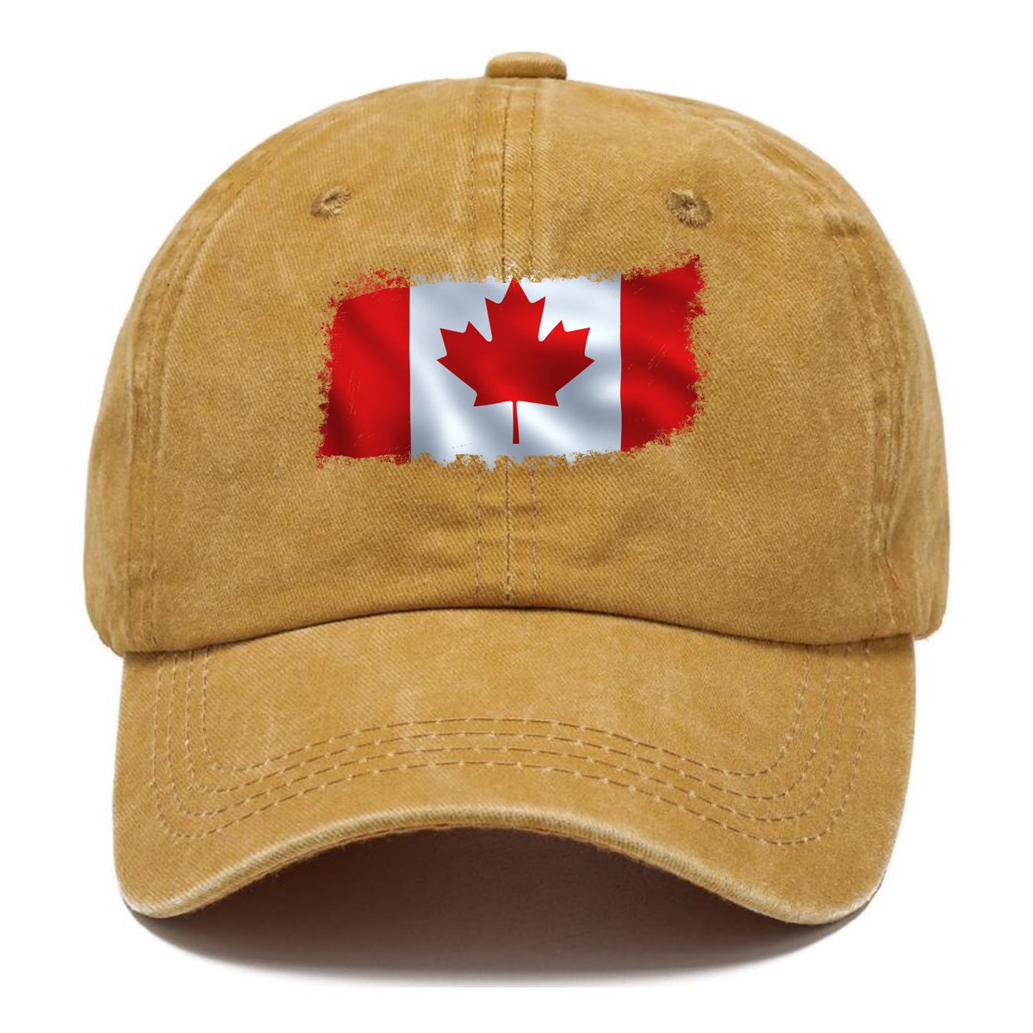 Gorra clásica con la bandera canadiense