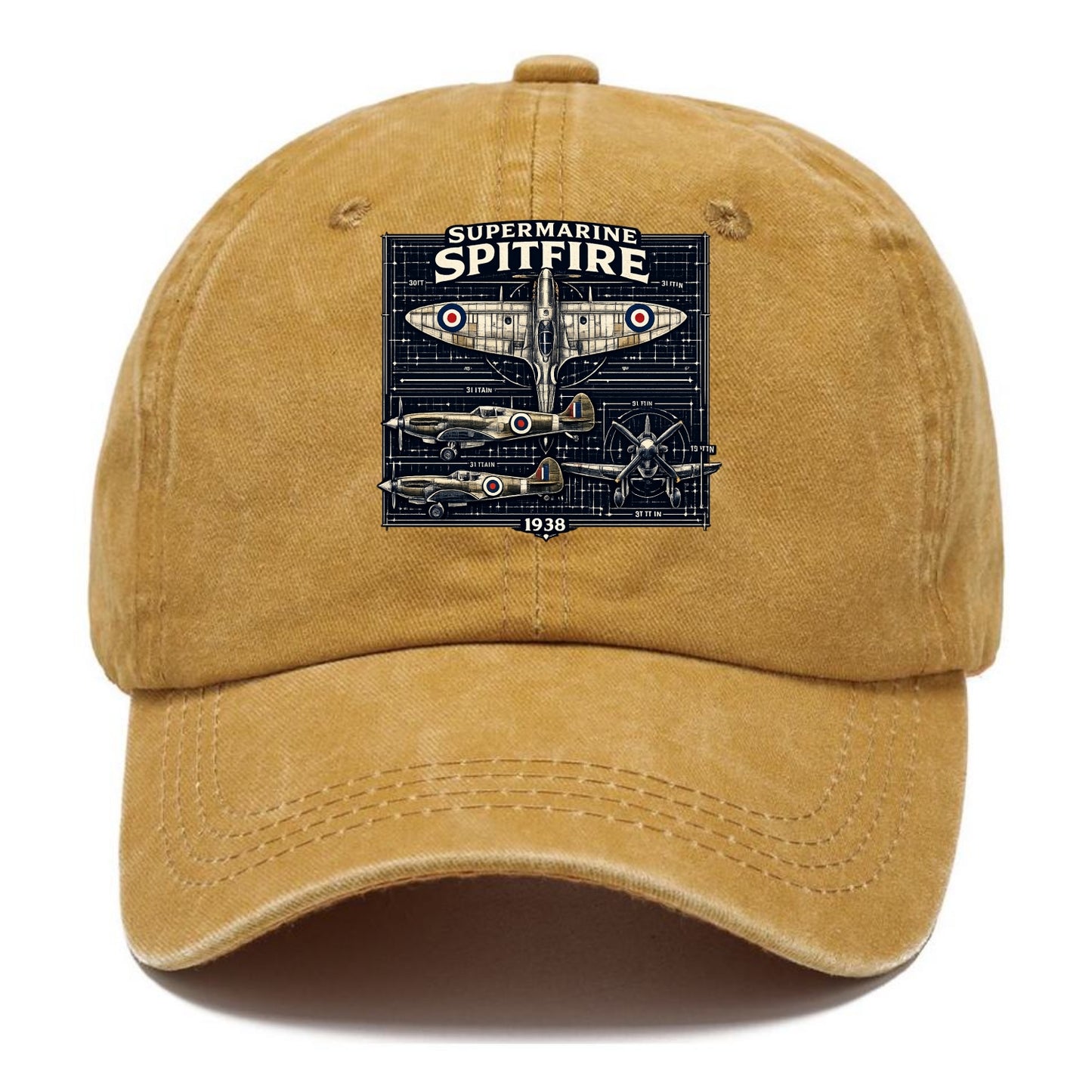 Spitfire Blueprint - Classic Cap - Golden Harvest(Yellow)