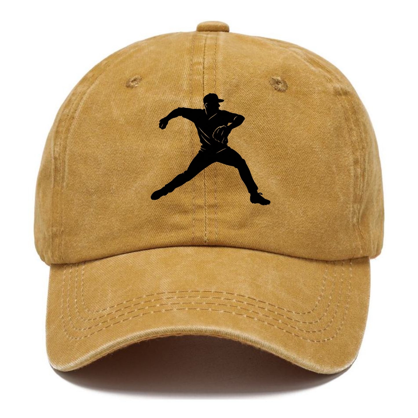 Baseball pitcher wind-up motion - Classic Cap - Golden Harvest(Yellow)