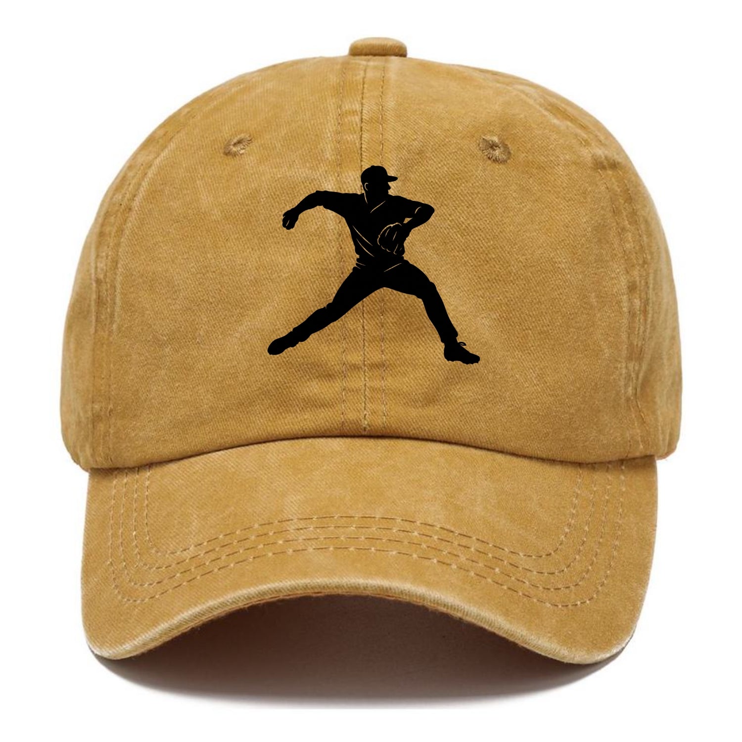 Baseball pitcher wind-up motion - Classic Cap - Golden Harvest(Yellow)