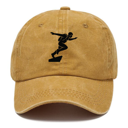 Base jumper launching off - Classic Cap - Golden Harvest(Yellow)