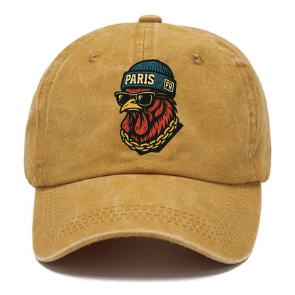 Paris Rooster - Classic Cap - Golden Harvest(Yellow)