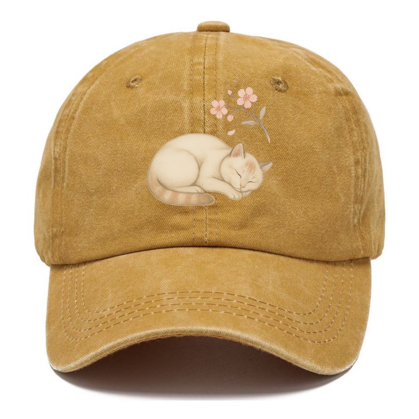 Zen Garden Cat  - Classic Cap - Golden Harvest(Yellow)