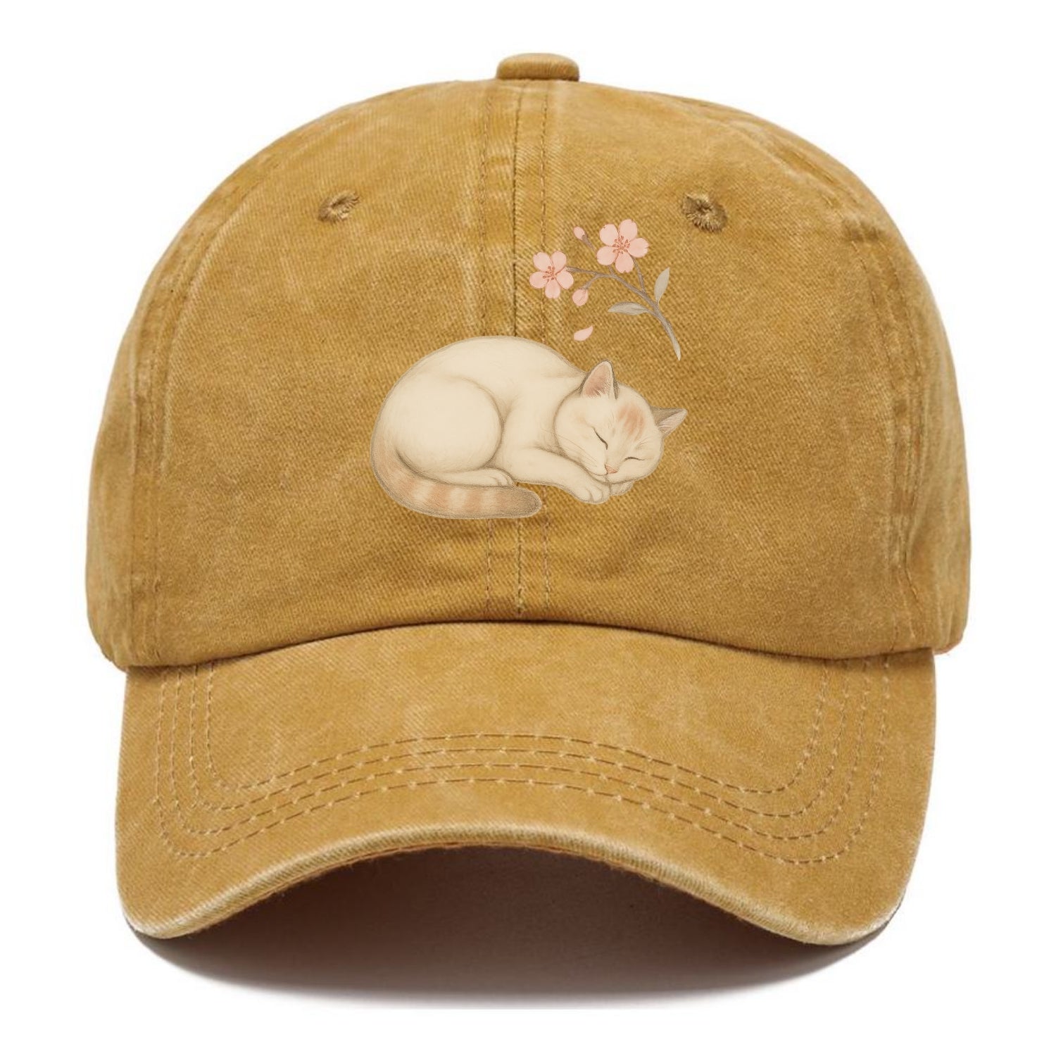 Zen Garden Cat  - Classic Cap - Golden Harvest(Yellow)