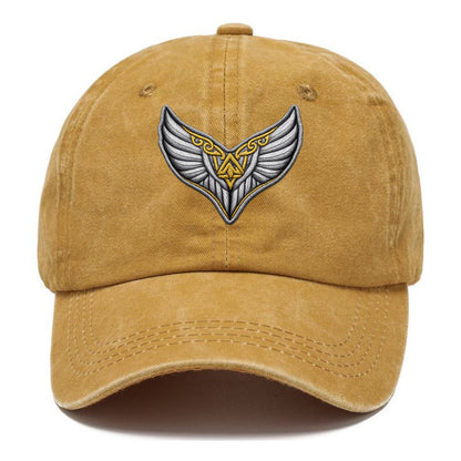 VALKYRIE WINGS - warrior maiden wings in silver and gold , Norse myth - Classic Cap - Golden Harvest(Yellow)