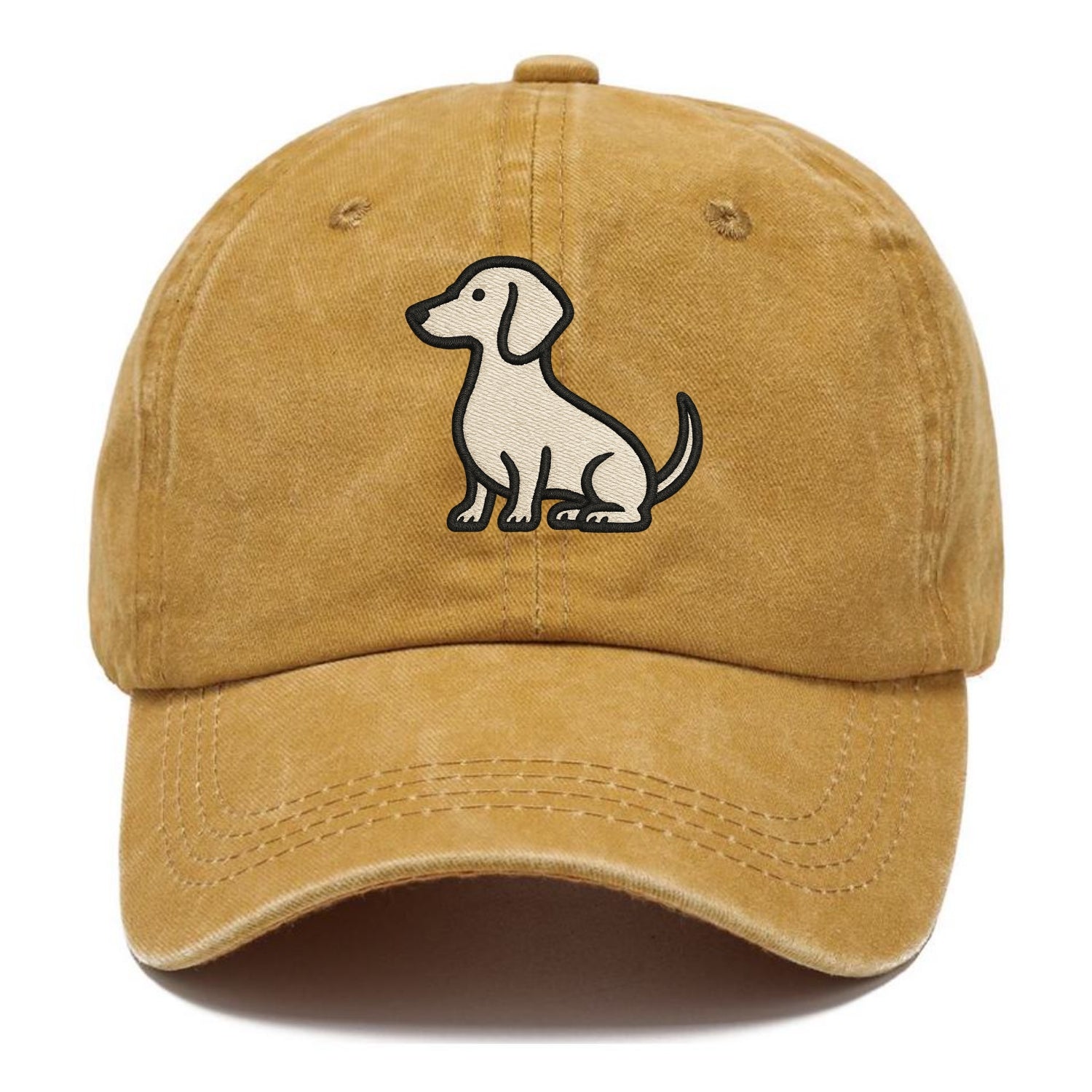 Dachshund - Long body profile view - Classic Cap - Golden Harvest(Yellow)