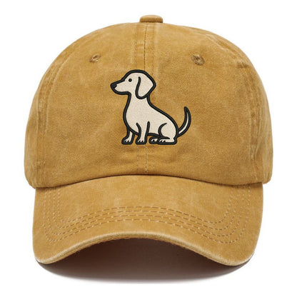 Dachshund - Long body profile view - Classic Cap - Golden Harvest(Yellow)