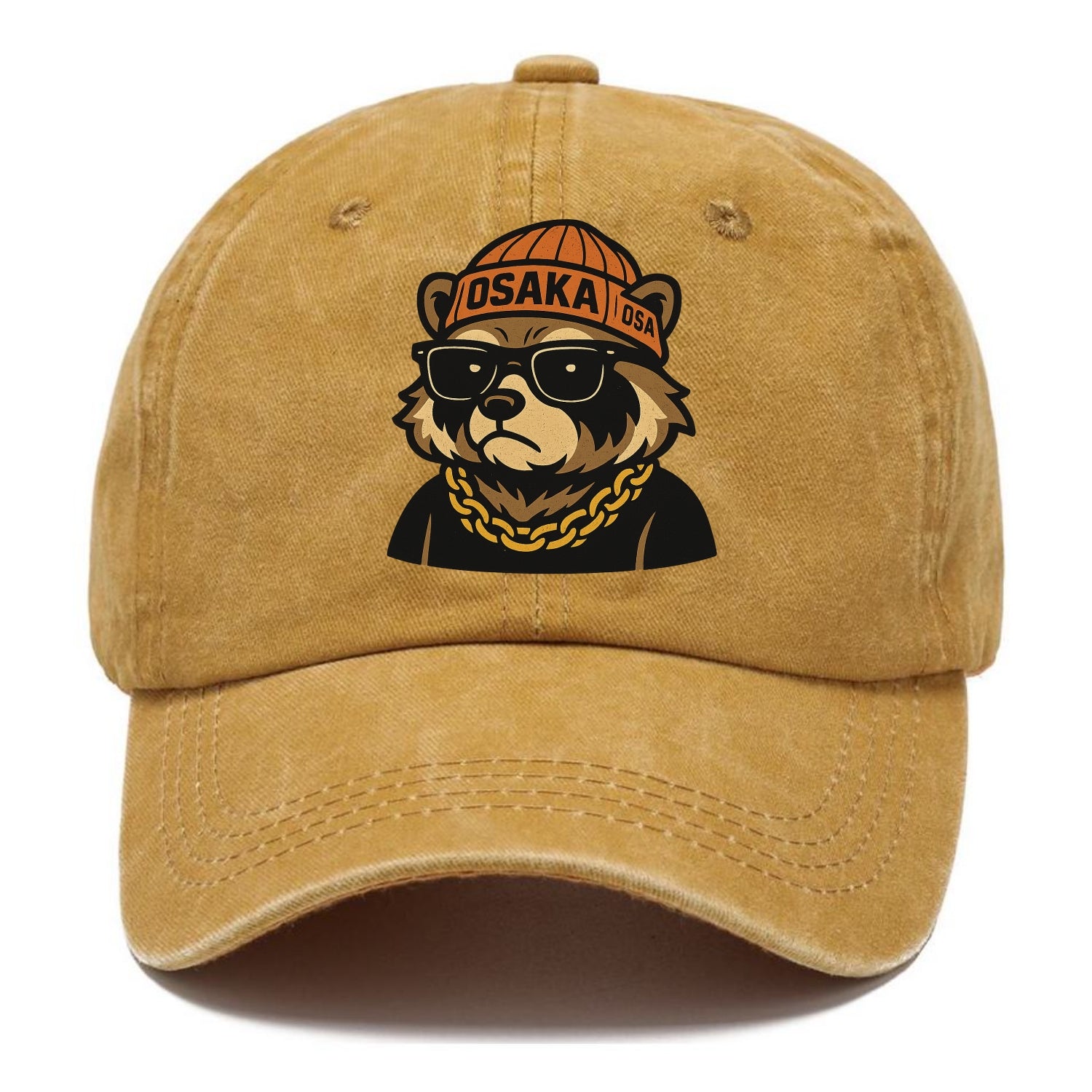 Osaka Tanuki - Classic Cap - Golden Harvest(Yellow)