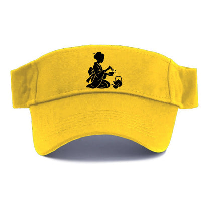 Geisha traditional tea ceremony - Visor - Golden Harvest(Yellow)