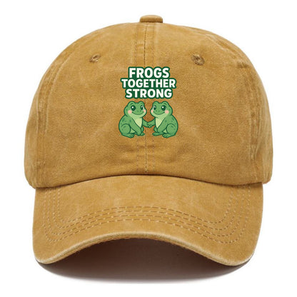 Frogs Together Strong 2 - Classic Cap - Golden Harvest(Yellow)