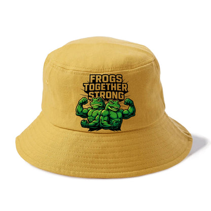Frogs Together Strong - Bucket Hat - Golden Harvest(Yellow)