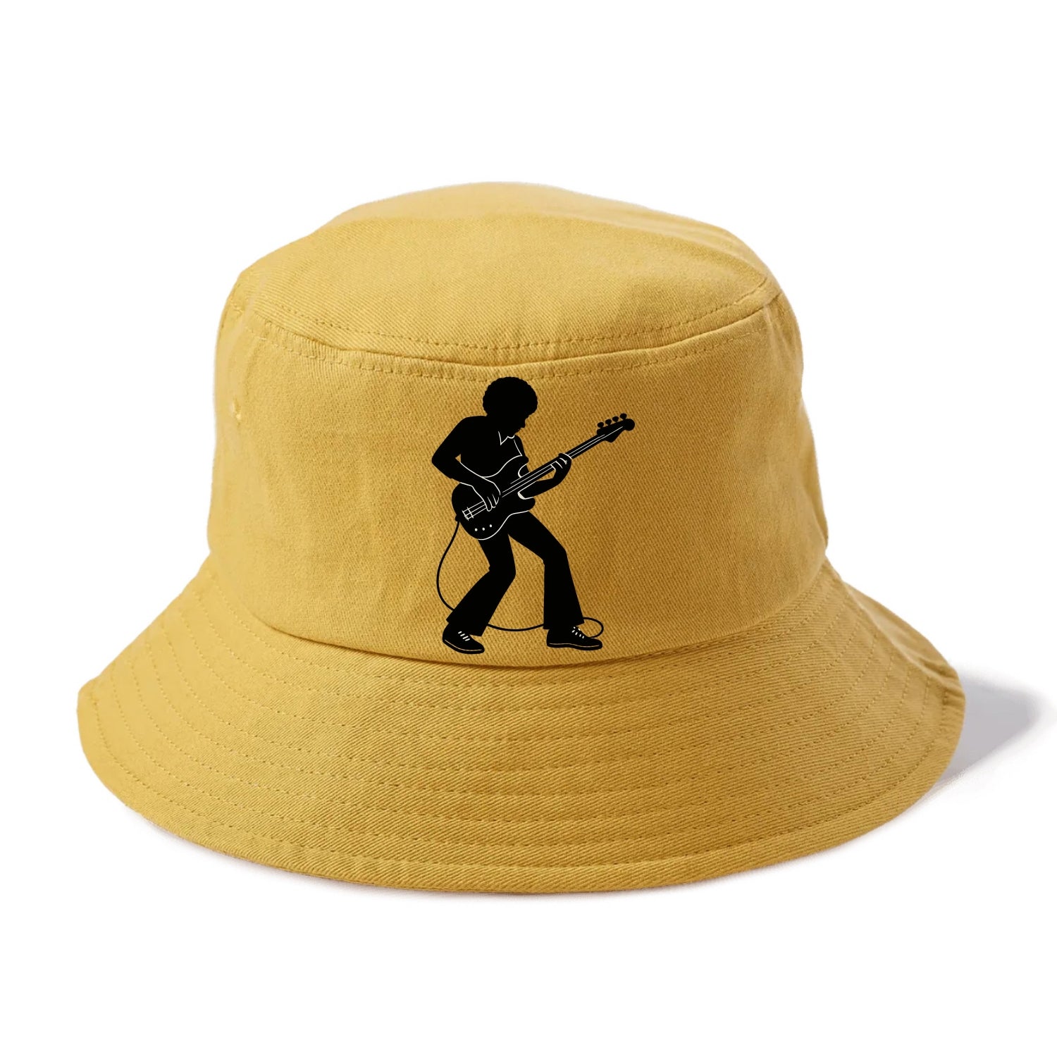 Bass guitarist slap technique - Bucket Hat - Golden Harvest(Yellow)