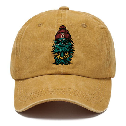 Palo Alto Tree wearing Stanford beanie with S patch - Classic Cap - Golden Harvest(Yellow)